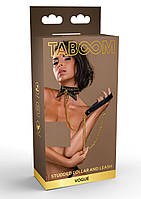 Нашийник із повідцем Taboom Vogue Studded Collar and Leash AIW Or2538, фото 4