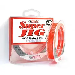 Шнур FANATIK Super Jig PE X8 150m 0.6/0.12mm Orange (69043)