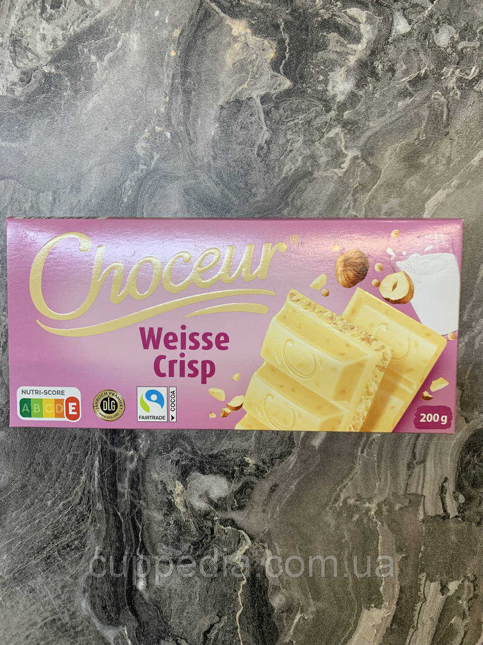 Білий шоколад Choceur weisse crisp 200 грм, фото 1