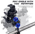 Кронштейн кріплення для телефона на кермо мотоцикла з амортизацією й антиугонкою, фото 4