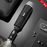 Парасолька складна автоматична з ліхтариком Xiaomi Zuodu (ZD002-LED) діаметр 115 см, чорний, фото 3