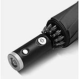 Парасолька складна автоматична з ліхтариком Xiaomi Zuodu (ZD002-LED) діаметр 105 см, чорний, фото 7
