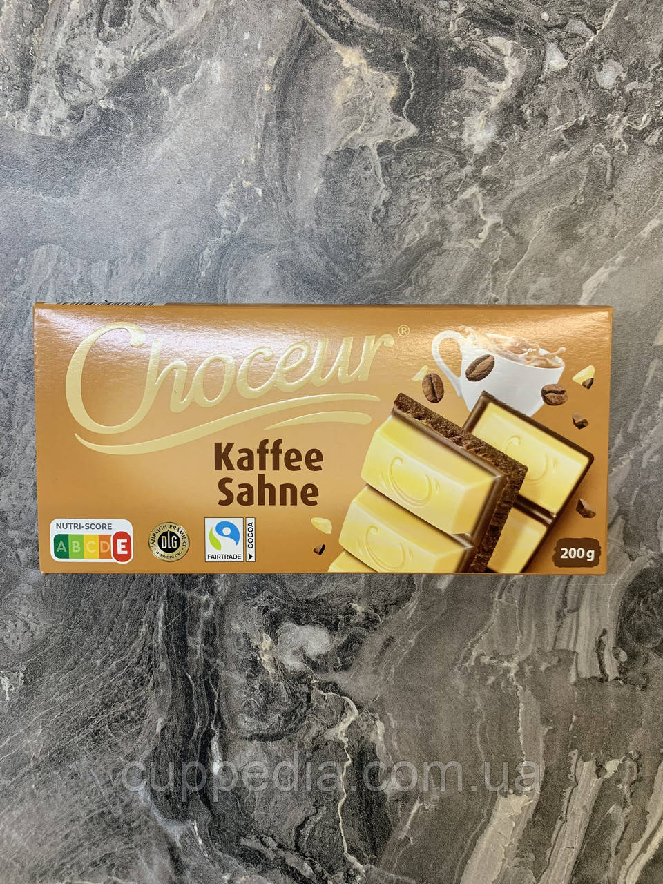 Молочно-білий шоколад Choceur зі смаком кави 200 грм, фото 1