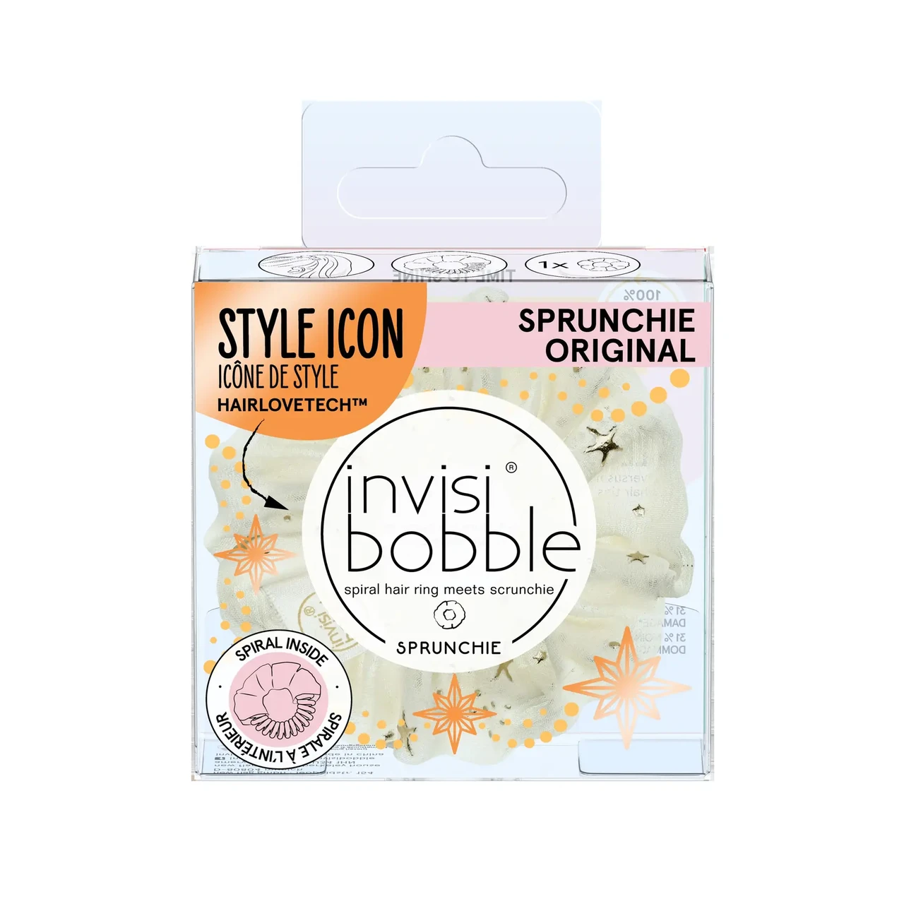 Резинка-браслет для волосся INVISIBOBBLE SPRUNCHIE Time To Shine The Sparkle is Real