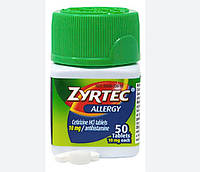 Zyrtec антигістамінний препарат проти алергії, 50 таблеток США