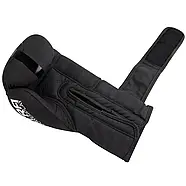 Боксерські рукавиці PowerPlay 3024 Ultra Mat Чорно-Білі 10 унцій, фото 4