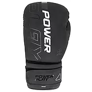 Боксерські рукавиці PowerPlay 3024 Ultra Mat Чорно-Білі 10 унцій, фото 2
