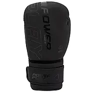 Боксерські рукавиці PowerPlay 3024 Ultra Mat Чорні 16 унцій, фото 2