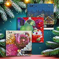 Серветка банкетна новорічна тришарова 33х33