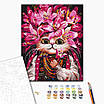 Картина за номерами 40х50 см. Киця в лілеях ©Маріанна Пащук Brushme 4143, фото 2