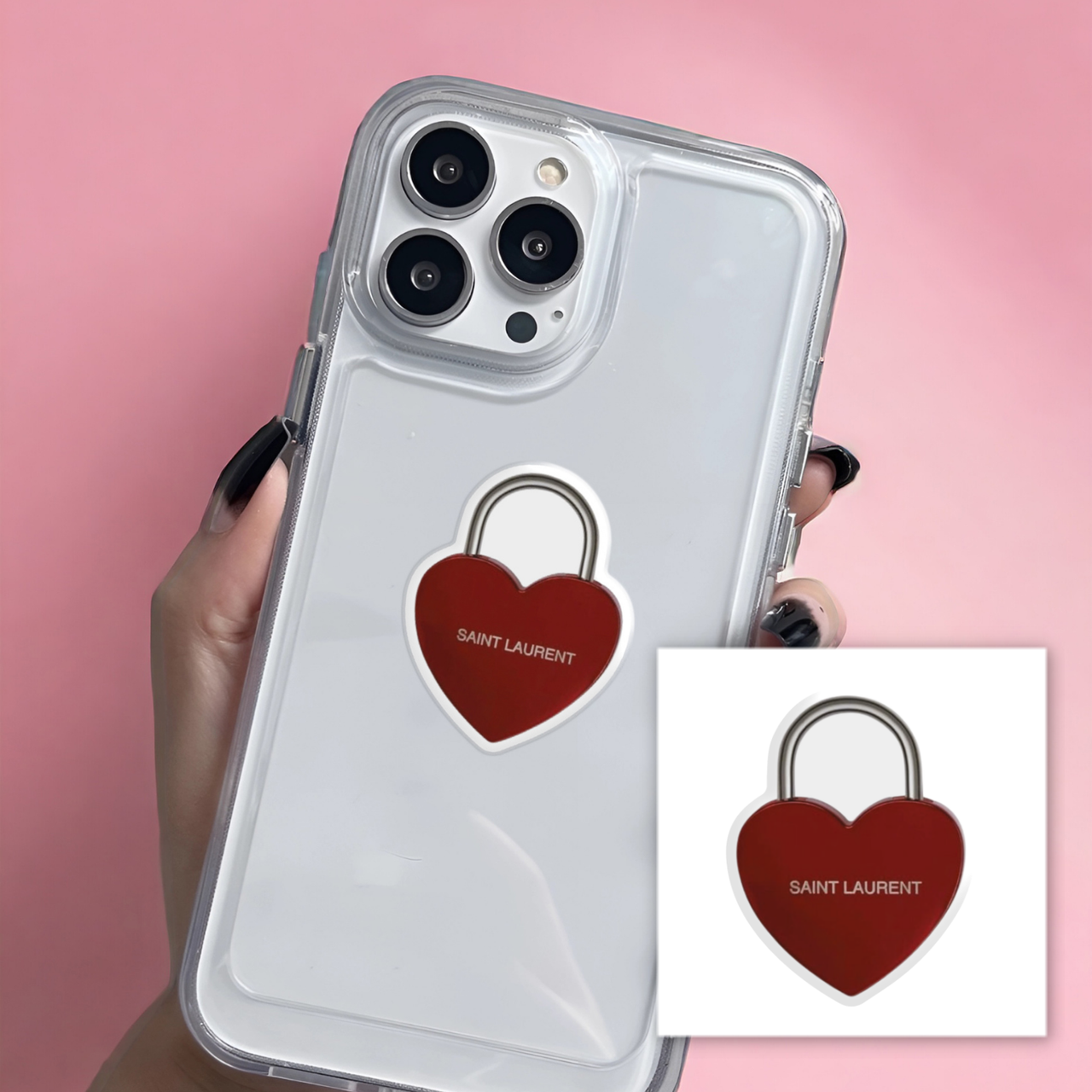 3D-стікер "Metal heart", фото 1