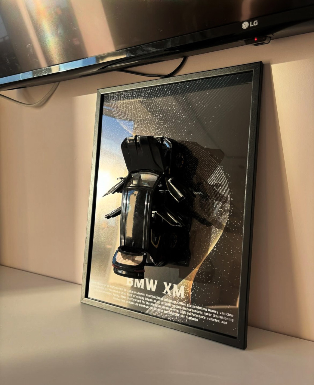 Картина авто BMW XM 30х40 см