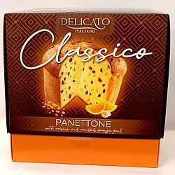 Panettone Classico Delicato Панеттоне класичний з цукатами 800г