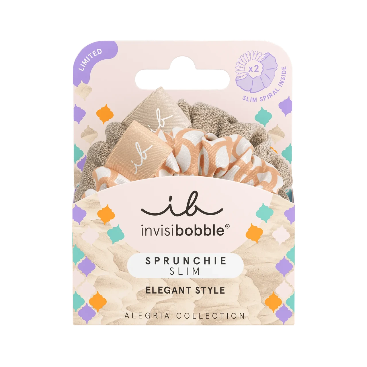 Резинка-браслет для волосся INVISIBOBBLE SPRUNCHIE SLIM Alegria Rooting for You