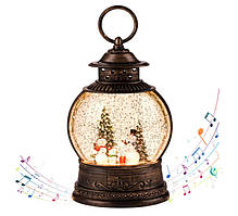 Нічник новорічний музичний XMAS WDL 2103C 3578, сніговики