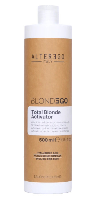 ALTER EGO ITALY BLONDEGO Total Blonde Activator Активатор-крем окислюючий, 500 мл (оригінал), фото 1