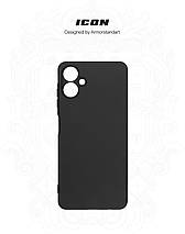 Чехол накладка ArmorStandart TPU ICON для Samsung A06 (A065) Camera cover Black (ARM80134), фото 4