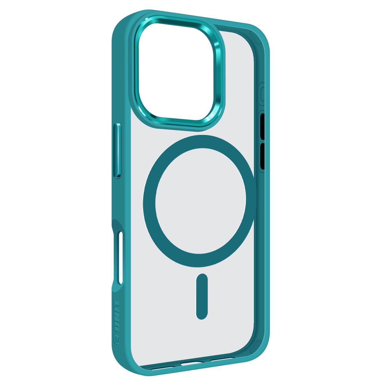 Чохол накладка ArmorStandart TPU Unit MagSafe для Apple iPhone 16 Pro Lake Green (ARM78721)
