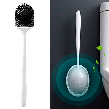 Йоржик для унітазу з підставкою (39см) / Щітка для туалету / Щітка туалетна / Силіконовий йоржик-щітка