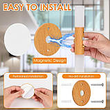 Birnetek® 2 x світлодіодні настінні світильники, внутрішній нічник з датчиком руху, що перезаряджаються через USB, фото 3