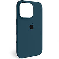 Чохол Silicone Full Cover для Apple iPhone 16 Pro Cosmos Blue