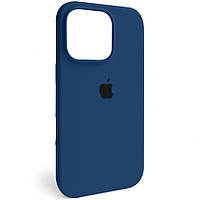 Чохол Silicone Full Cover для Apple iPhone 16 Pro Blue Cobalt