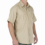 Тактична багатофункціональна сорочка з коротким рукавом 5.11 Tactical в кольорі ХАКІ(світлий пісок), фото 3