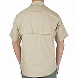 Тактична багатофункціональна сорочка з коротким рукавом 5.11 Tactical в кольорі ХАКІ(світлий пісок), фото 4