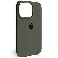 Чохол Silicone Full Cover для Apple iPhone 16 Pro Dark Olive