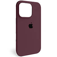 Чохол Silicone Full Cover для Apple iPhone 16 Pro Maroon