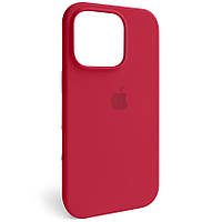 Чохол Silicone Full Cover для Apple iPhone 16 Pro Rose Red