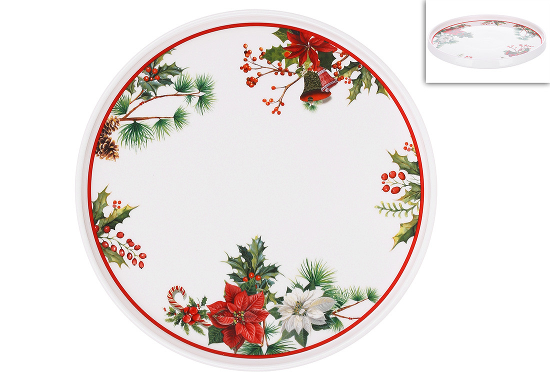 Тарілка порцелян. "Christmas" 20см №K082/Bonadi/(6)(24), фото 1