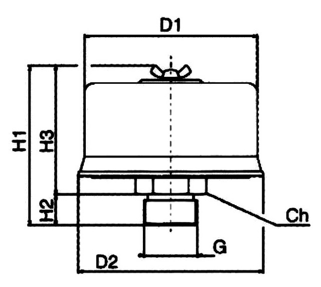 размеры фильтр-сапуна TSA70-34 размеры фильтр-сапуна TSA70-34
