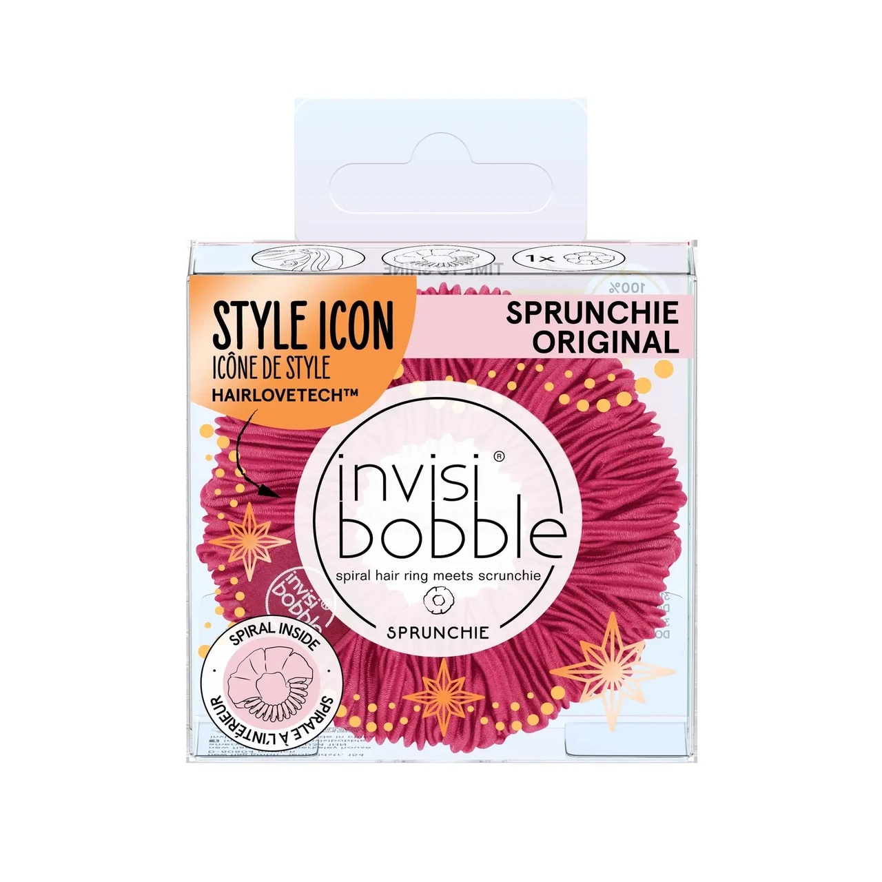 Резинка-браслет для волосся INVISIBOBBLE  SPRUNCHIE Time To Shine Wine Not