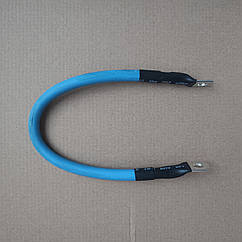 Перемичка для АКБ 16 кв.мм, 30 см, болт М8, синя