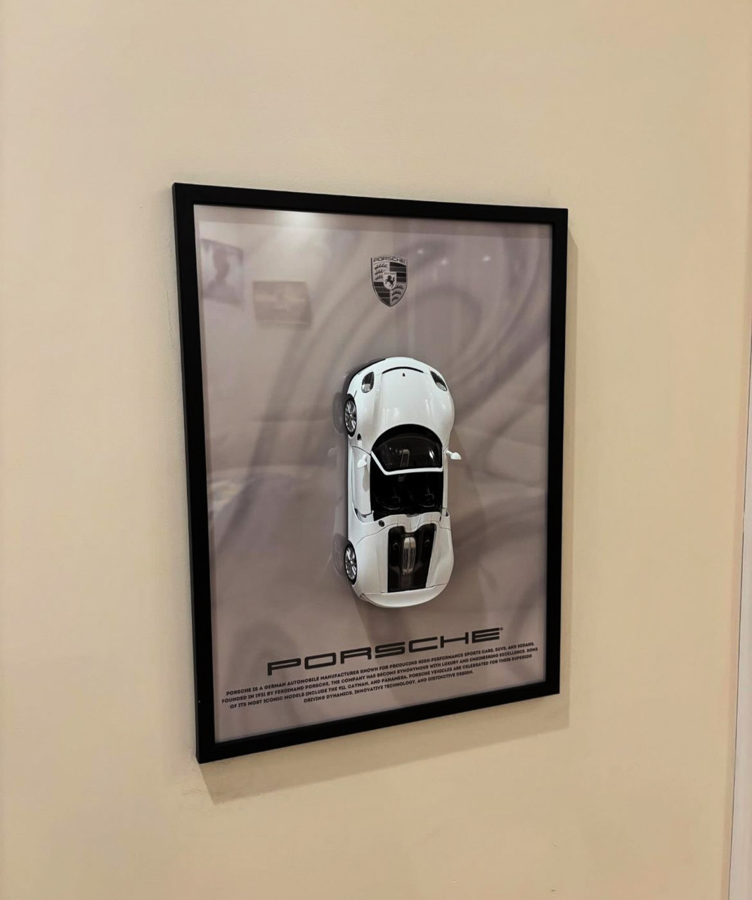 Картина авто Porsche 918 Spyder 30х40 см