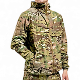 Куртка тактична водозахисна Tactic 5 LEVEL 505SQUARE в кольорі мультикам, фото 2