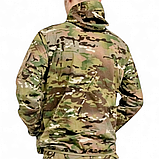 Куртка тактична водозахисна Tactic 5 LEVEL 505SQUARE в кольорі мультикам, фото 5
