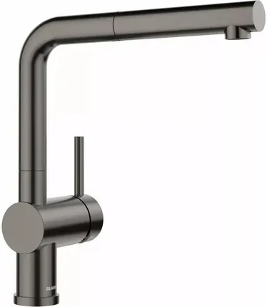 Кухонний змішувач Blanco Linus-S Satin Dark Steel 527733
