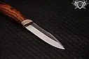 Ніж ручної роботи "Захисний" 120х26х4мм з неіржавкої сталі та ручкою з айронвуда, фото 4