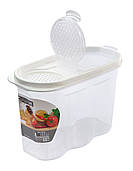 Контейнер для сипучих продуктів 1.2 літра прозорий SA-930 (Irak Plastik) 16x12x8 см