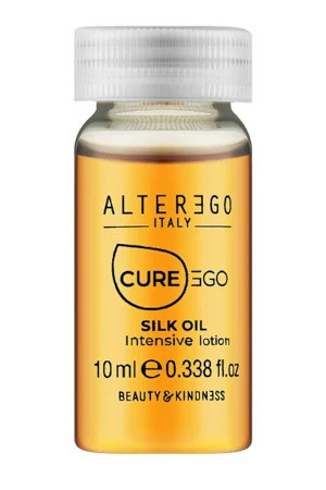 ALTER EGO ITALY CUREEGO Silk Oil Лосьйон для блиску волосся інтенсивний кондиціюючий, змивний, 10 мл (оригінал), фото 1