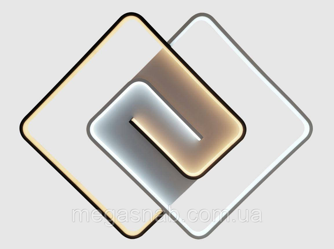 Світильник LED 90W 3000K-6000К квадрат 4800Lm DOMINO VIOLUX 220565, фото 1