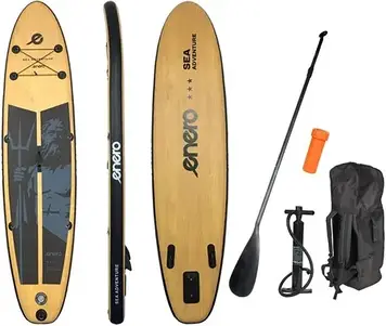 Sup-дошка Enero Deska Do Pływania Sup Nadmuchiwana 320X76X15Cm 145Kg Beżowy Czarny Szary