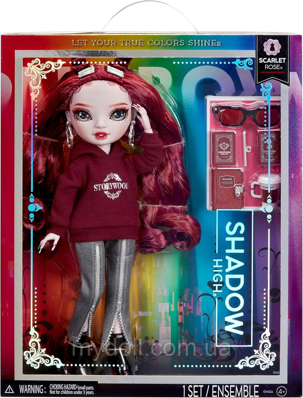 Лялька Рейнбоу Хай Шедоу Хай Скарлет Роуз Rainbow High Shadow Scarlett Rose Doll S3 592785 MGA Оригінал
