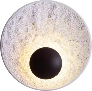 Настінний світильник Lampa Maxlight Ścienna Lampa Pokojowa Oyaka Led 5W Okrągła Biała Czarna (W0325)