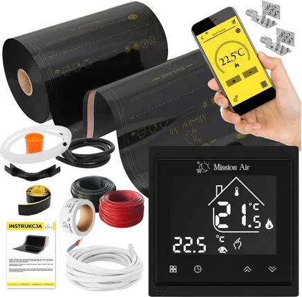 Нагрівальний мат Mission Air Zestaw 20M² 160W ZESTAWIRGOLD20M160W50CmLIBRABL, фото 1