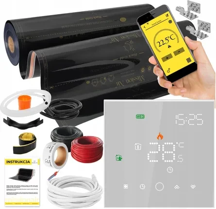 Нагрівальний мат Mission Air Zestaw 6M² 160W ZESTAWIRGOLD6M160WM100CM+LEOW, фото 1