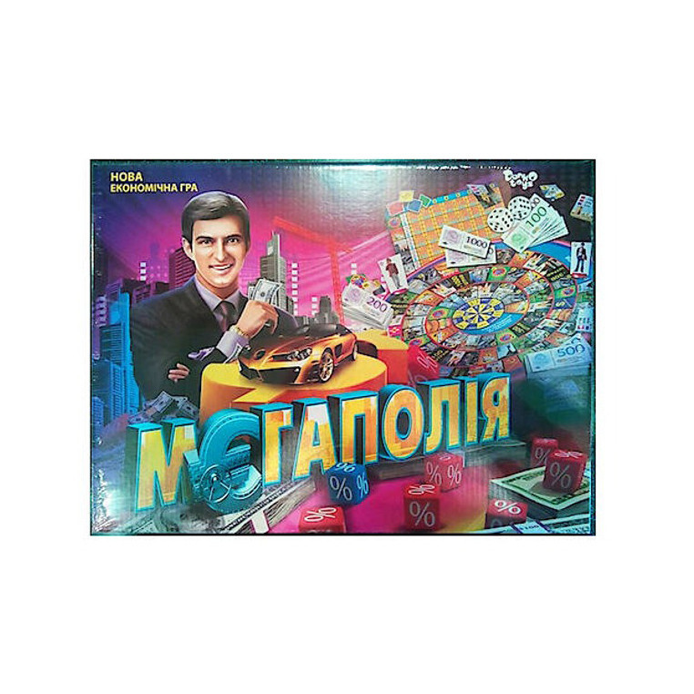 Настільна економічна гра "Мегаполія" DTG6U українська мова, від 2 до 4 гравців, фото 1