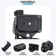 Універсальний портативний розкладний штатив TriPod 3366 0.50-1.40м Триноги для телефону та фотоапарата, фото 3